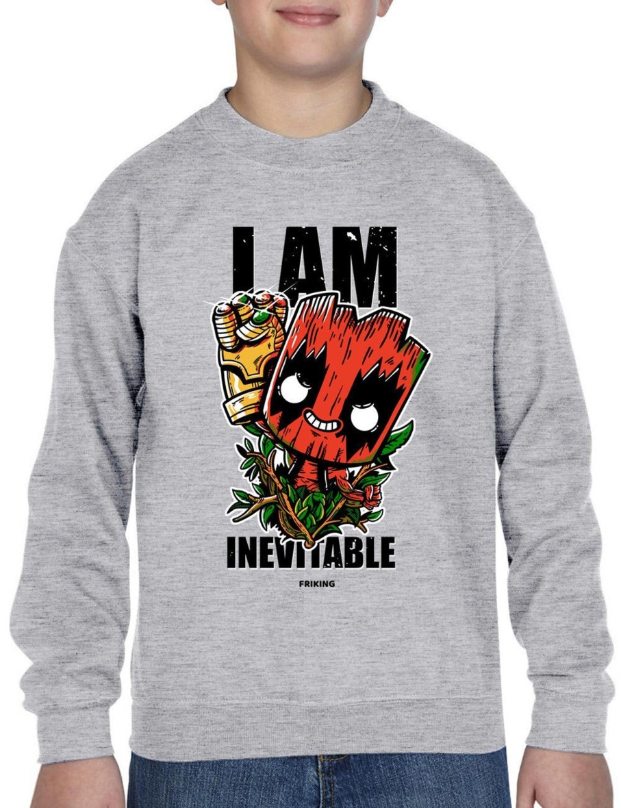Friking I Am Invincible - 60 | Sudaderas Sin Capucha Nino
