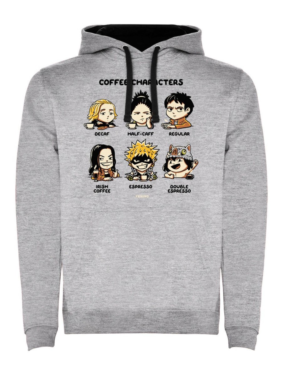 Friking Coffee Characters - 368 | Sudaderas Con Capucha Uni